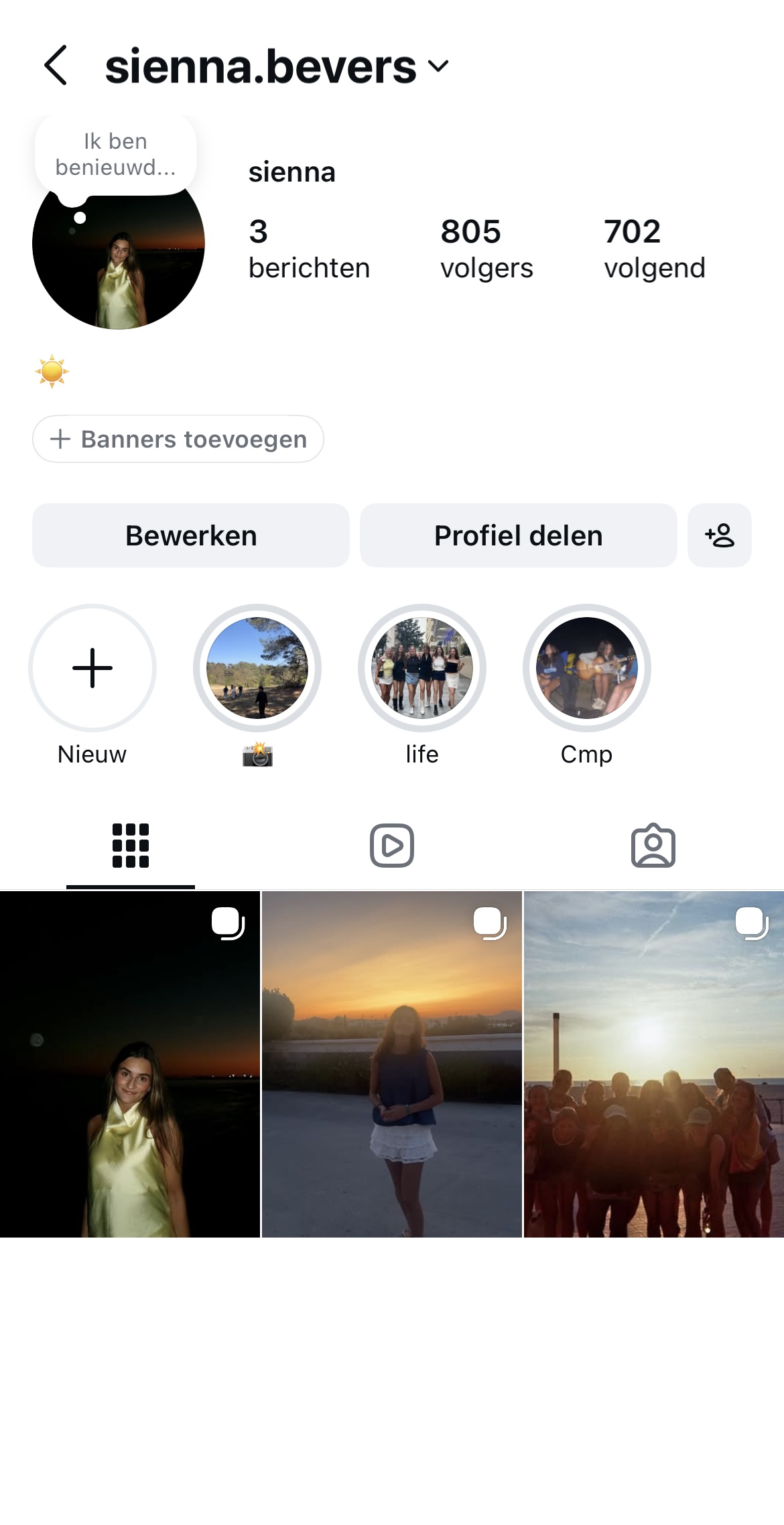 Mijn instagram account